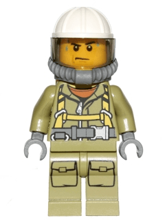 LEGO Volcano Explorer (cty0682) Town / City Minifigure