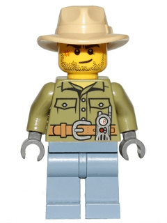 LEGO Volcano Explorer (cty0684) Town / City Minifigure
