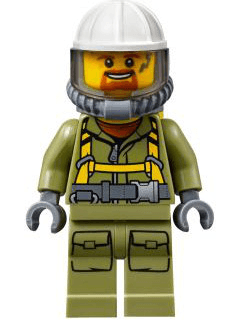 LEGO Volcano Explorer (cty0685) Town / City Minifigure