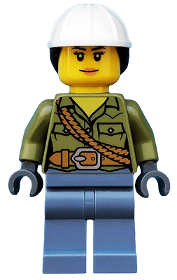 LEGO Volcano Explorer (cty0687) Town / City Minifigure