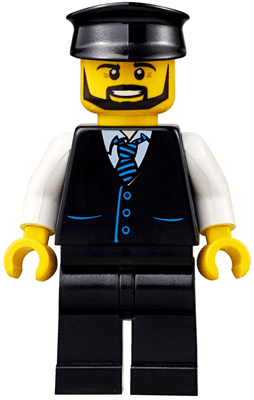 LEGO Limousine Driver (cty0692) minifigure