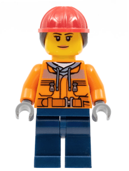 LEGO Construction Worker (cty0700) minifigure