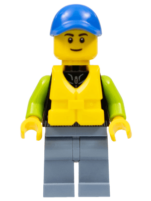 LEGO Catamaran Operator Male (cty0730) Town / City Minifigure