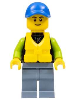 LEGO Catamaran Operator Male (cty0730) minifigure