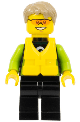 LEGO Beachgoer (cty0757) minifigure