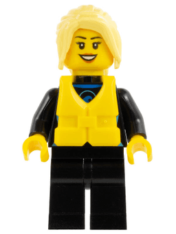 LEGO Beachgoer (cty0758) minifigure