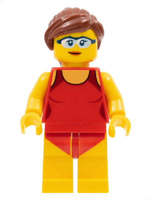 LEGO Beachgoer (cty0759) Town / City Minifigure