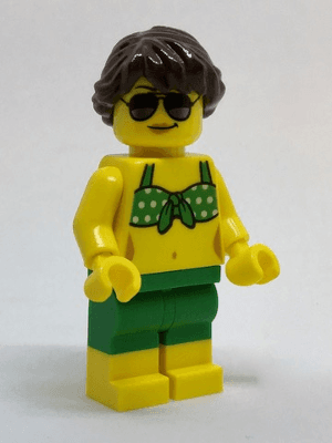 LEGO Beachgoer (cty0763) Town / City Minifigure