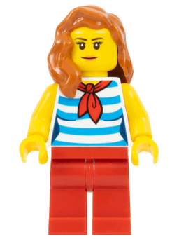 LEGO Beachgoer (cty0768) minifigure