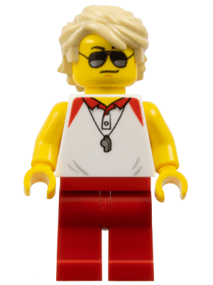 LEGO Beach Lifeguard (cty0769) Town / City Minifigure