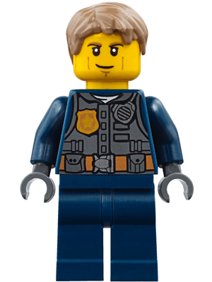Police - City Chase McCain - Dark Blue Uniform