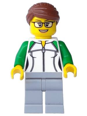 LEGO Newsstand Worker (cty0784) Town / City Minifigure