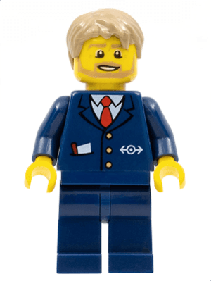 LEGO City Bus Driver (cty0787) Town / City Minifigure