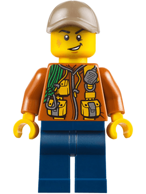 LEGO City Jungle Explorer (cty0790) Town / City Minifigure