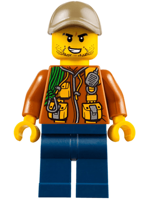 LEGO City Jungle Explorer (cty0792) Town / City Minifigure