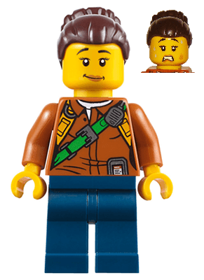 LEGO City Jungle Explorer Female (cty0796) Town / City Minifigure