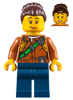 LEGO City Jungle Explorer Female (cty0796) minifigure