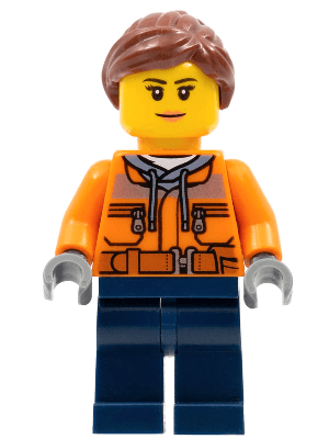 LEGO Cargo Center Worker (cty0798) Town / City Minifigure