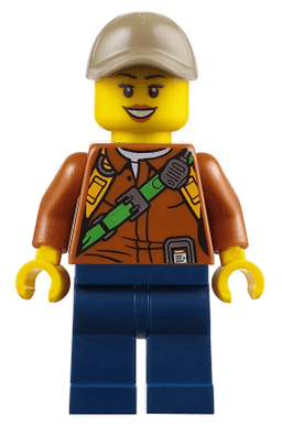 LEGO City Jungle Explorer Female (cty0804) minifigure