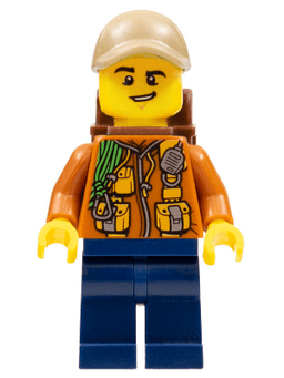 LEGO City Jungle Explorer (cty0805) minifigure