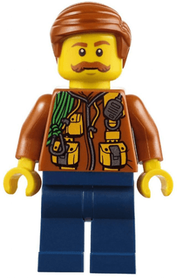 LEGO City Jungle Explorer (cty0821) Town / City Minifigure
