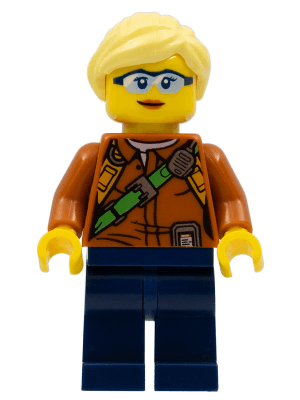 LEGO City Jungle Explorer Female (cty0822) Town / City Minifigure