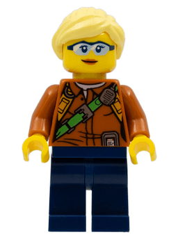 LEGO City Jungle Explorer Female (cty0822) minifigure