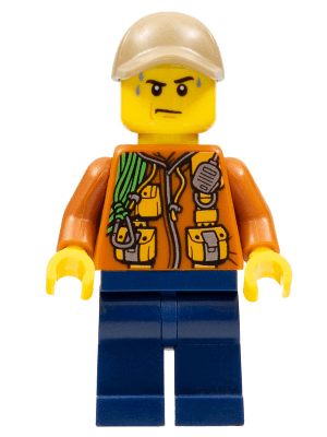 LEGO City Jungle Explorer (cty0823) Town / City Minifigure