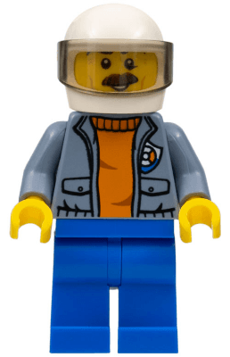 Coast Guard City - Helicopter Pilot with Moustache