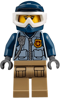 LEGO Mountain Police (cty0854) Town / City Minifigure