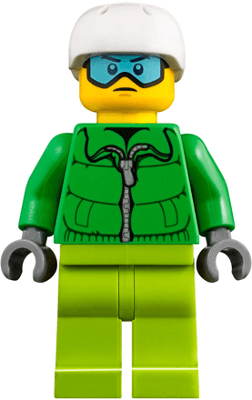 LEGO Skier (cty0857) Town / City Minifigure