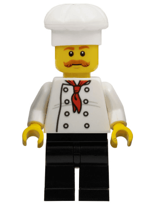 LEGO Hot Dog Chef (cty0878) Town / City Minifigure