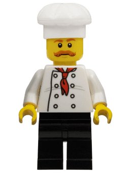 LEGO Hot Dog Chef (cty0878) minifigure