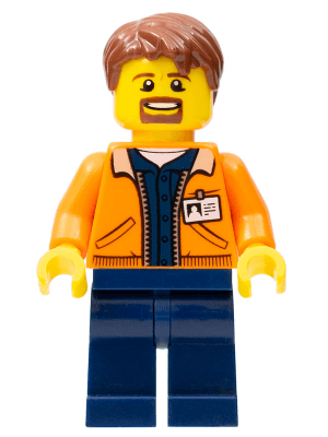 LEGO Miner (cty0895) Town / City Minifigure