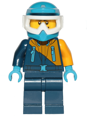 LEGO Arctic Snowmobile Driver (cty0904) Town / City Minifigure