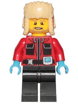LEGO Arctic Photographer / Biologist (cty0905) minifigure