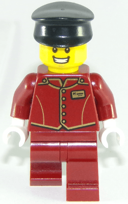 LEGO Hotel Bellhop (cty0933) Town / City Minifigure