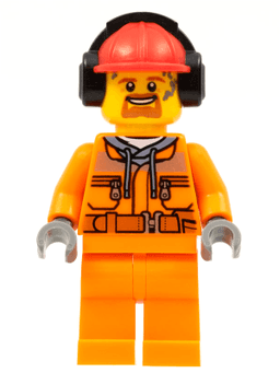 LEGO Construction Worker (cty0935) minifigure