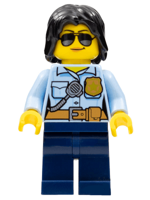 LEGO Police Officer Female Sunglasses (cty0936) Town / City Minifigure