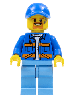LEGO Garbage Worker (cty0956) minifigure