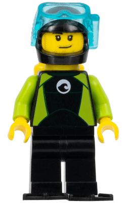 LEGO Diver (cty0958) minifigure