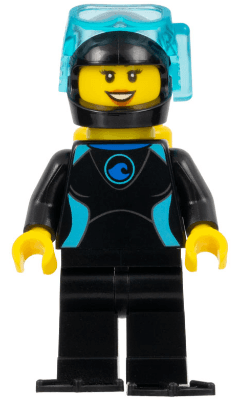 LEGO Diver (cty0959) minifigure