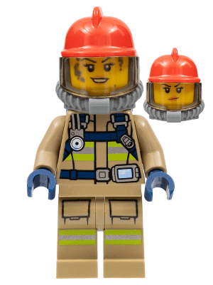 LEGO Fire (cty0967) Town / City Minifigure