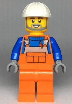 LEGO Construction Worker (cty0971) Town / City Minifigure