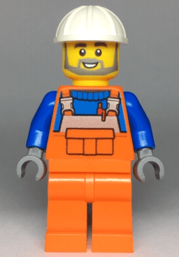 LEGO Construction Worker (cty0971) minifigure