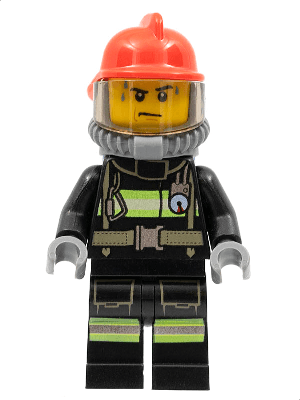 LEGO Fire (cty1005) Town / City Minifigure