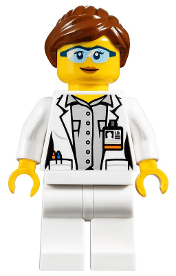 LEGO Scientist (cty1011) Town / City Minifigure