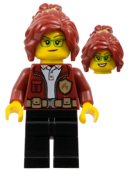 LEGO Fire Chief Female (cty1012) minifigure