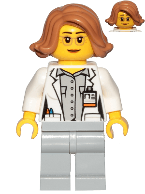 LEGO Scientist Botanist (cty1035) Town / City Minifigure