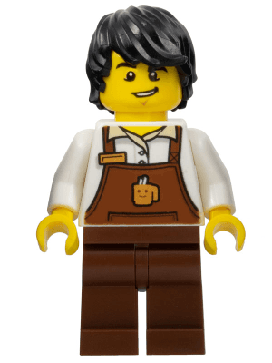 LEGO Barista (cty1048) Town / City Minifigure